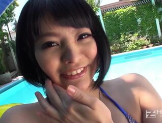 Miku Aoyama Super hot Wondrous Summer Swim Suit Gets